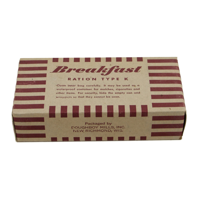 Ration, Type K, Breakfast, 1944, intacte