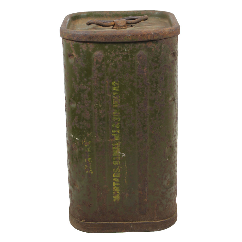 Container M140A1 pour 4 obus de mortier, 81 mm, 1943