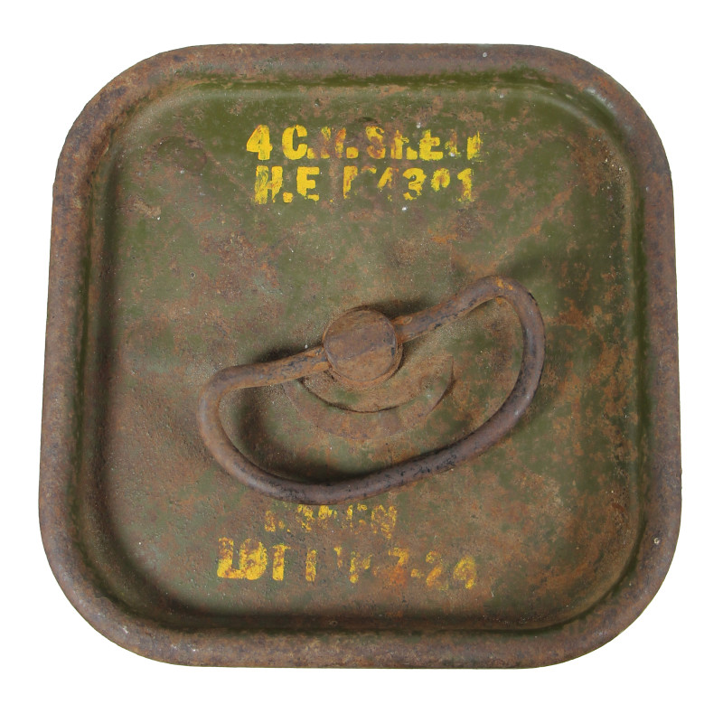 Container M140A1 pour 4 obus de mortier, 81 mm, 1943