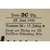 Magazine, Kölnische Illustrierte Zeitung, June 27, 1940, Waffen-ᛋᛋ