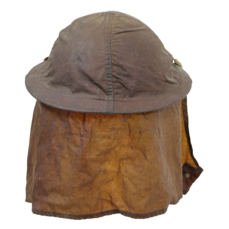 Casque Mk II, britannique, 1941, avec couvre-casque anti-gaz, D-Day