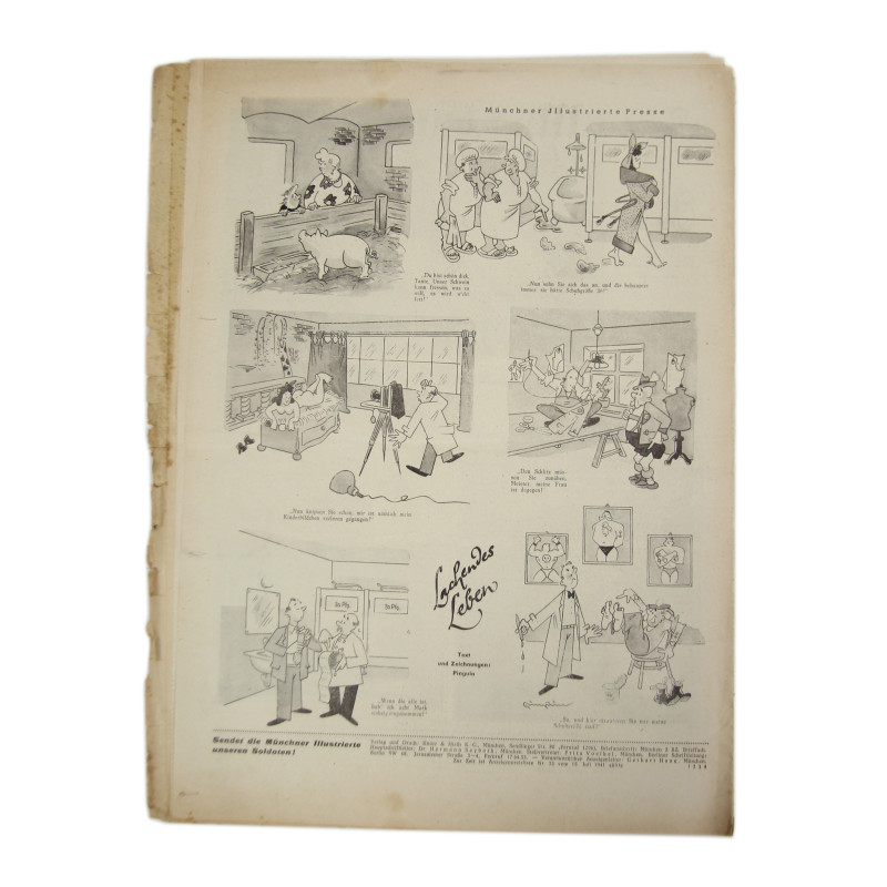 Magazine, Münchner Illustrierte Presse, 9 décembre 1943, Waffen-ᛋᛋ