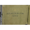 Ceinturon cartouchière M1 Garand, BURLINGTON MILLS, INC. 1943, pochette à pansement M-1942, B.A.B. CO. 1942, matricule partiel