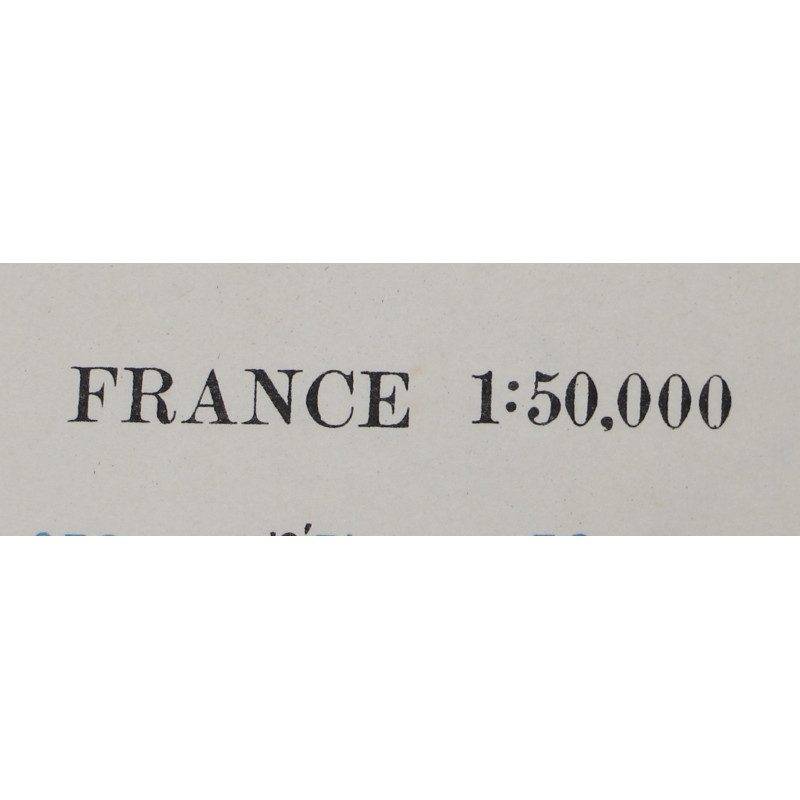 Carte britannique, LISIEUX, Normandie, 1943