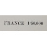 Carte britannique, LISIEUX, Normandie, 1943