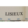 Carte britannique, LISIEUX, Normandie, 1943