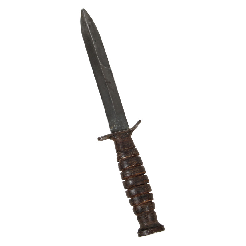 Knife, Trench, USM3, AERIAL on Blade, with Scabbard, USM6, MILSCO 1943