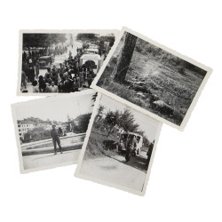 Lot of Four Photographs, US Army, Medics, Italy, Spring of 1945