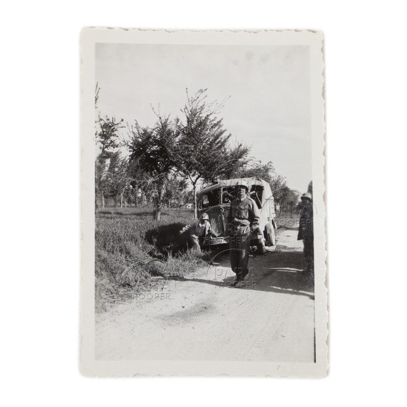 Lot of Four Photographs, US Army, Medics, Italy, Spring of 1945