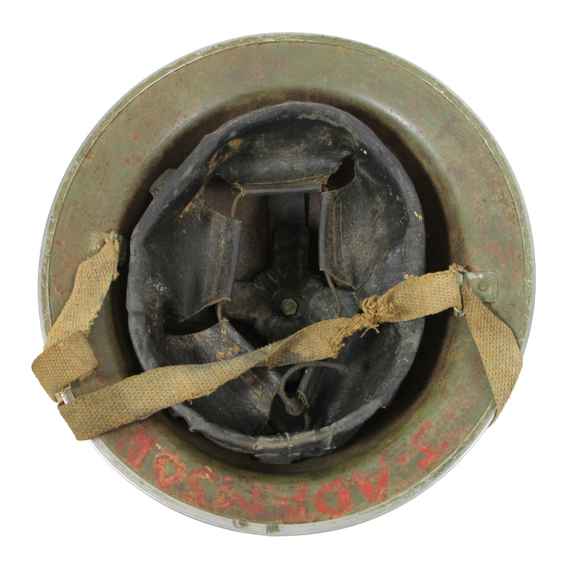 Casque Mk II, britannique, 1942, Beach Group, nominatif, D-Day
