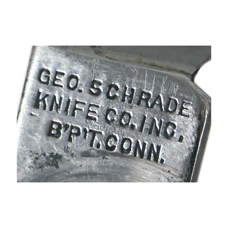 Canif M2, parachutiste, PRESTO, GEO. SHRADE KNIFE CO. INC.