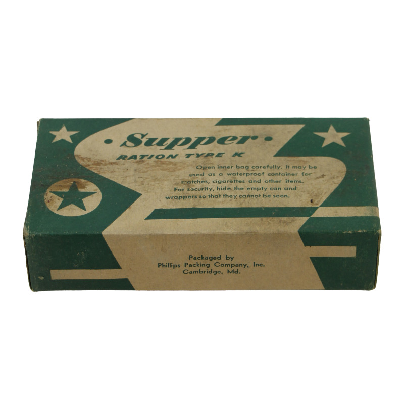 Ration, Type K, Supper, 1944, intacte