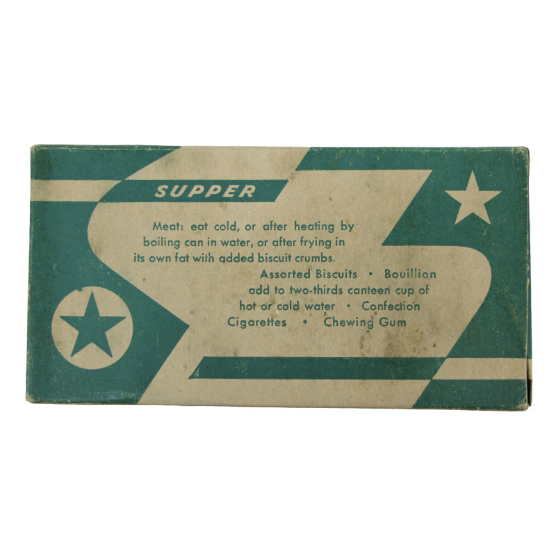 Ration, Type K, Supper, 1944, Untouched