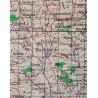 Carte alliée, LANDSHUT, Allemagne, 1944