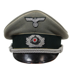 Casquette d'officier, Schirmmütze, Heer, infanterie, Libération de Paris, 1944
