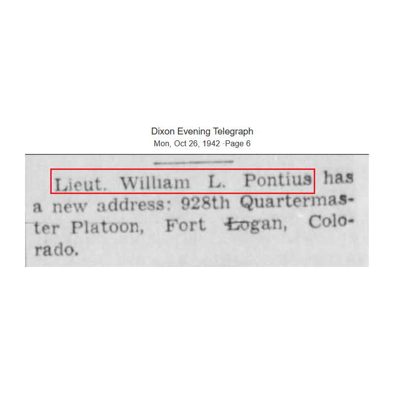 Gants en cuir, The Jos. N. Eisendrath Co., 1941, Cpl. William Pontius, Quartermaster Corps