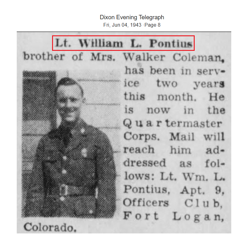 Gants en cuir, The Jos. N. Eisendrath Co., 1941, Cpl. William Pontius, Quartermaster Corps