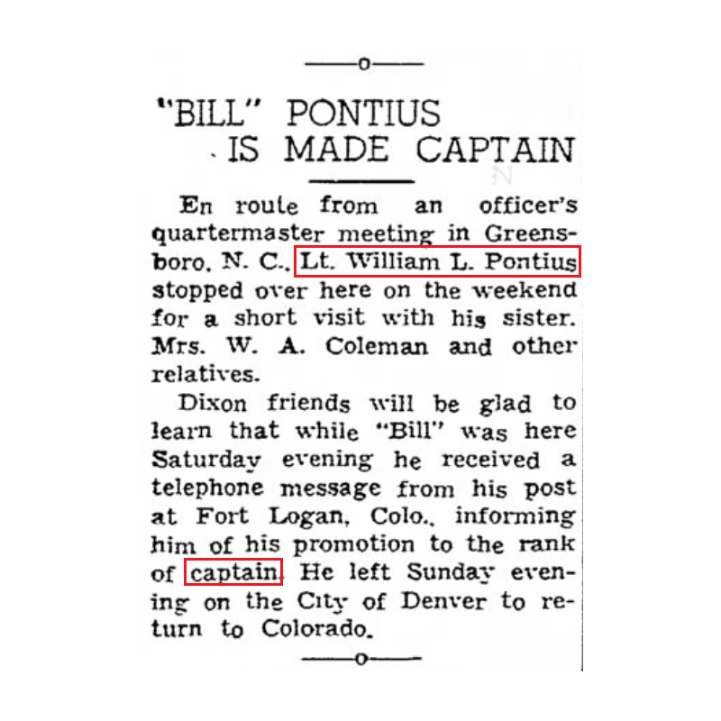 Gants en cuir, The Jos. N. Eisendrath Co., 1941, Cpl. William Pontius, Quartermaster Corps