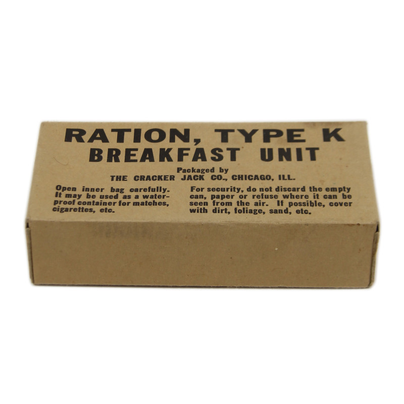 Ration, Type K, Breakfast Unit, 1st Type, Untouched