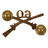 Insigne de col, officier, 60th Inf. Regt., 9th Infantry Division, N.S. MEYER, INC.