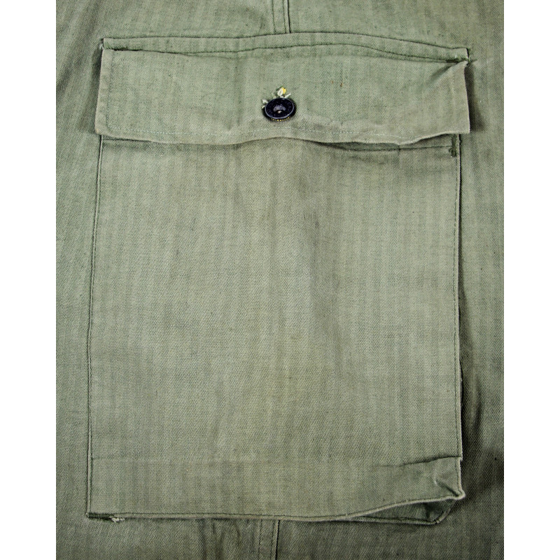Jacket & Trousers, HBT (Herringbone Twill), Special, OD, US Army, 1942