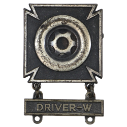 Insigne, Motor Vehicle Badge, Driver - W