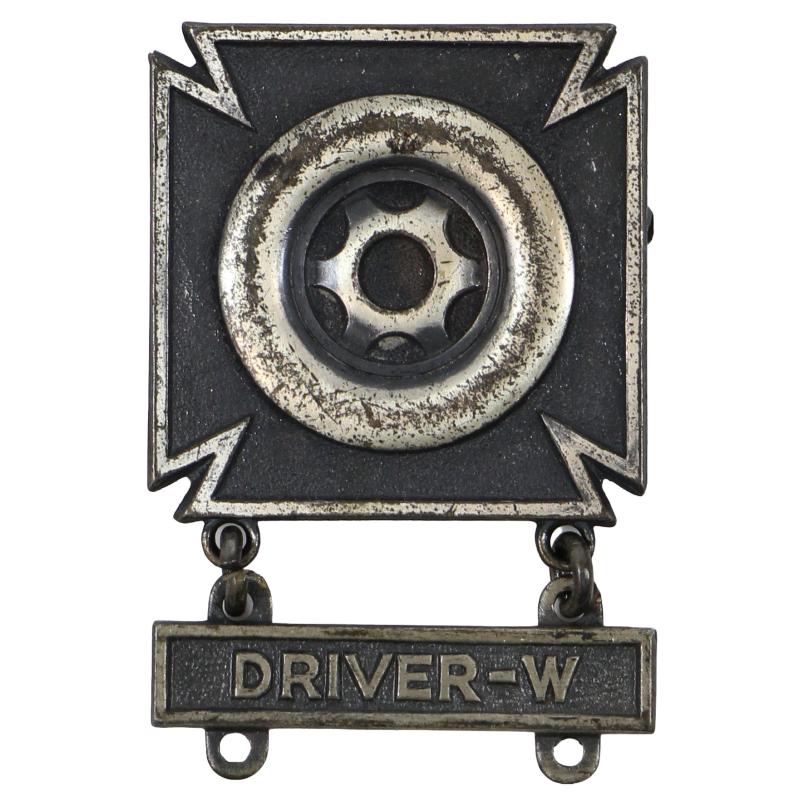 Badge, Motor Vehicles Badge, Driver - W