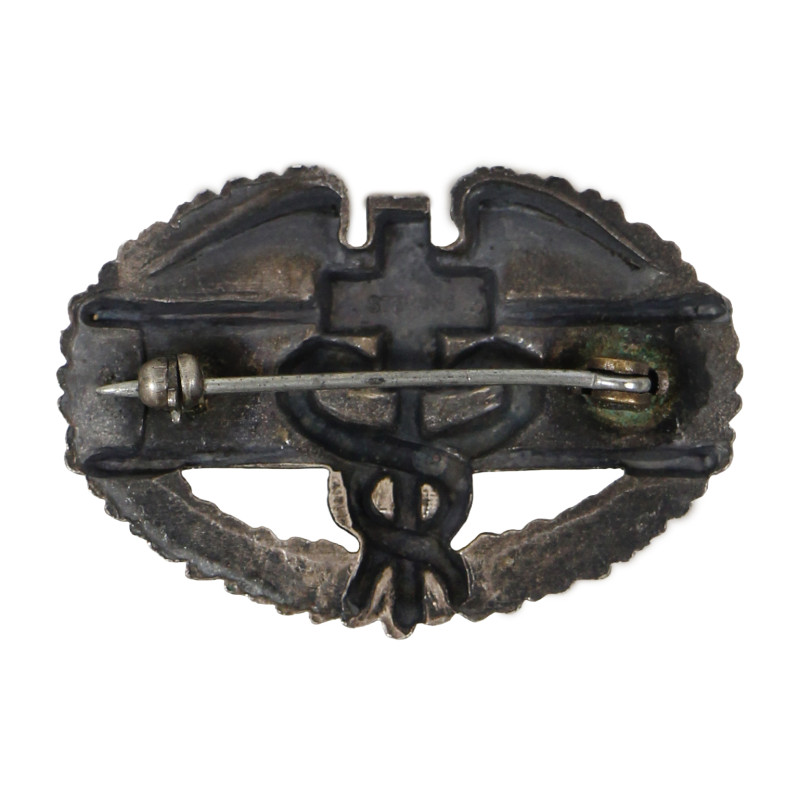 Badge, Combat Medic, US Army, Sterling