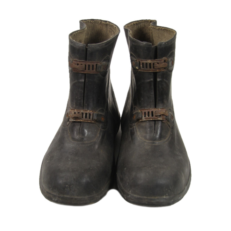 Overshoes, All Rubber, Two-Hook