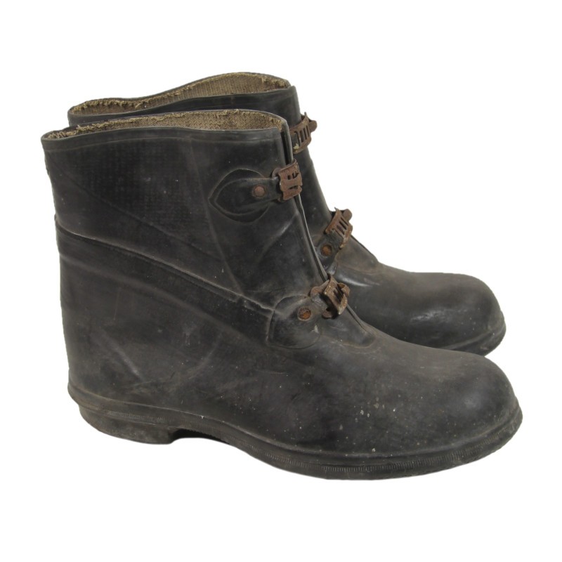 Overshoes, All Rubber, Two-Hook
