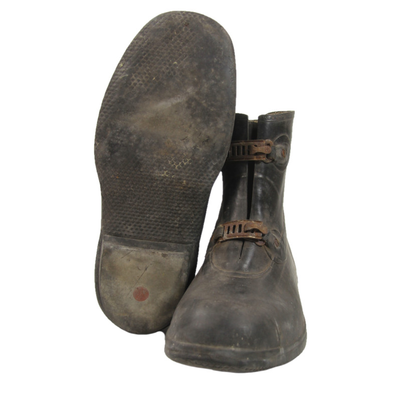 Bottes, Overshoes, caoutchouc, deux crochets