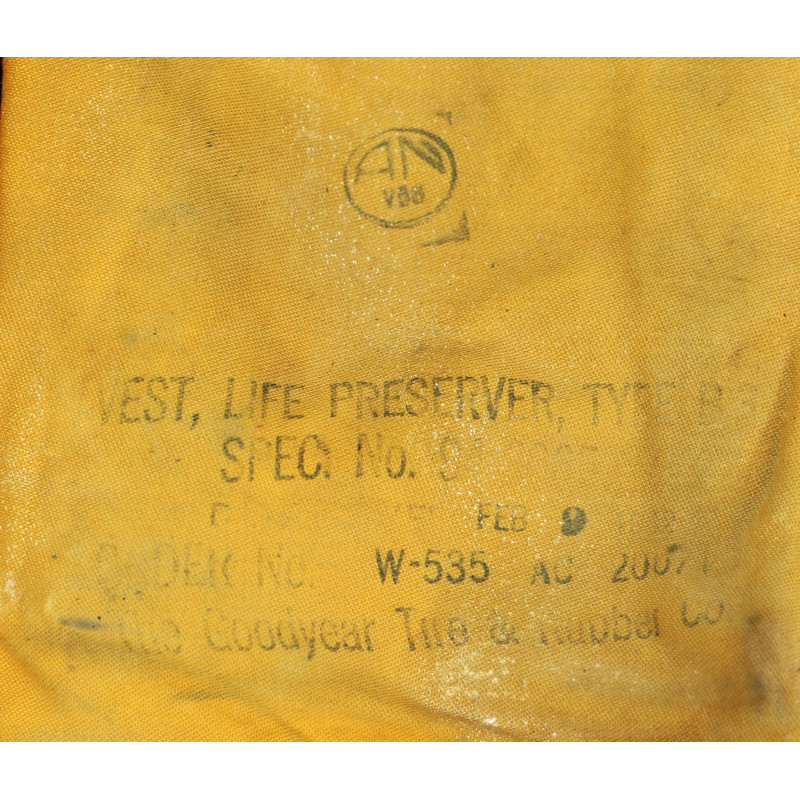 Vest, Life Preserver, Mae West, Type B-3, USAAF, 1942