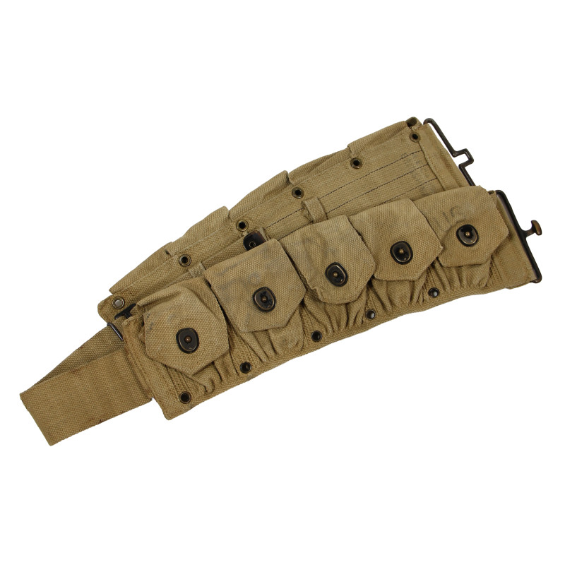 Belt, Cartridge, M1 Rifle, British-Made, M.E. CO. 1944