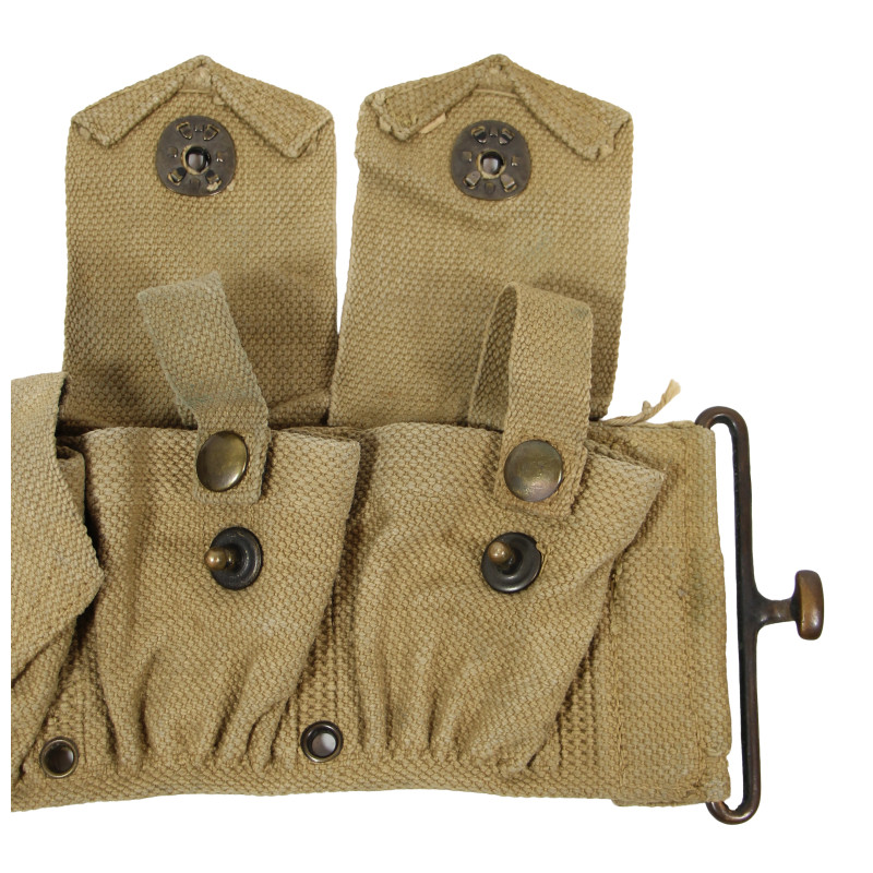 Ceinturon cartouchière M1 Garand, British-Made, M.E. CO. 1944