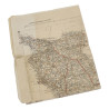 Carte, CHERBOURG-ROUEN, 1941, annotée, Utah Beach