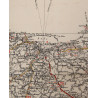 Map, CHERBOURG-ROUEN, 1941, Annoted, Utah Beach