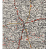 Map, CHERBOURG-ROUEN, 1941, Annoted, Utah Beach