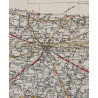 Carte, CHERBOURG-ROUEN, 1941, annotée, Utah Beach