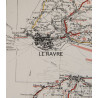 Map, CHERBOURG-ROUEN, 1941, Annoted, Utah Beach