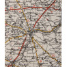 Map, CHERBOURG-ROUEN, 1941, Annoted, Utah Beach