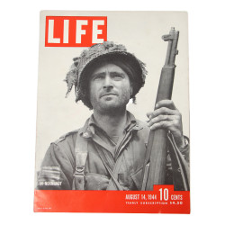 Magazine, LIFE, 2nd Lt. Kelso Horne, 508th PIR, 82nd Airborne Division, August 14, 1944