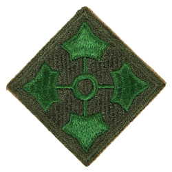Insignia, Sleeve, Shoulder, 4th Infantry Division