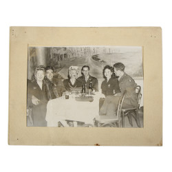Photograph, Officers, 1st Lt. Ralph Magri, Co. E, 502nd PIR, 101st Airborne Division, New York, 1943