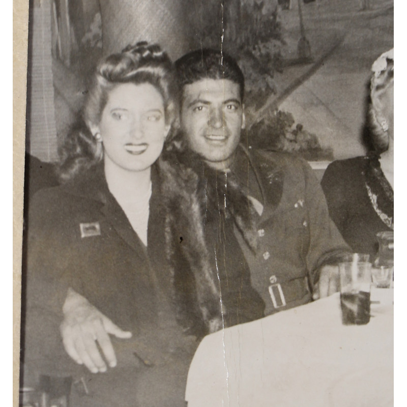 Photographie, officiers, 1st Lt. Ralph Magri, Co. E, 502nd PIR, 101st Airborne Division, New York, 1943