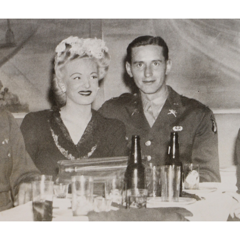 Photograph, Officers, 1st Lt. Ralph Magri, Co. E, 502nd PIR, 101st Airborne Division, New York, 1943