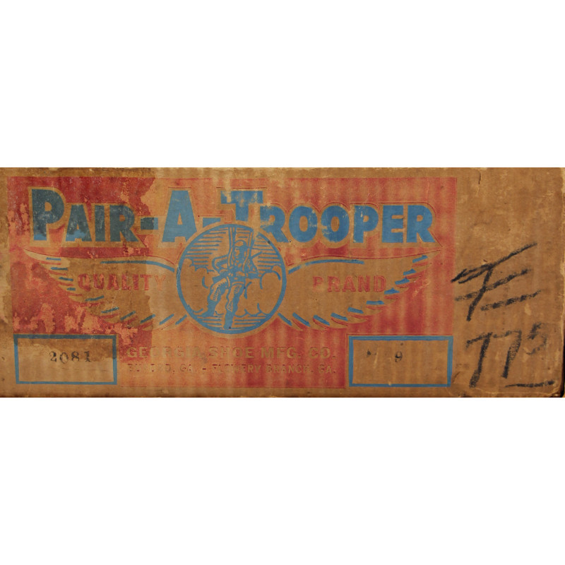 Carton, bottes de saut, Pair-A-Trooper, GEORGIA SHOE MFG. CO., vide
