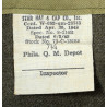 Calot troupe, Military Police, taille 58, 1943