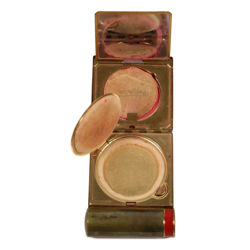 Poudrier, avec rouge à lèvres, Yardley, 1937, complet
