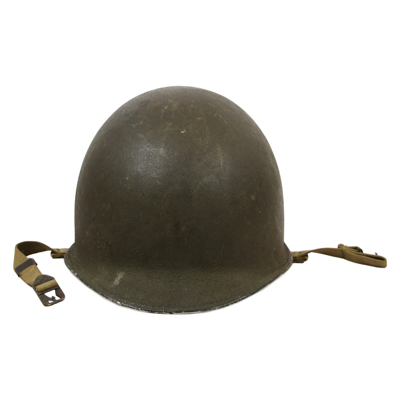 Casque M1, pattes fixes, liner SEAMAN PAPER CO., A washers verts