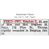 Grouping, Pfc. Stephen Pako, Hq. Co., 3rd Bn., 329th Inf. Regt., 83rd Infantry Division, WIA, ETO